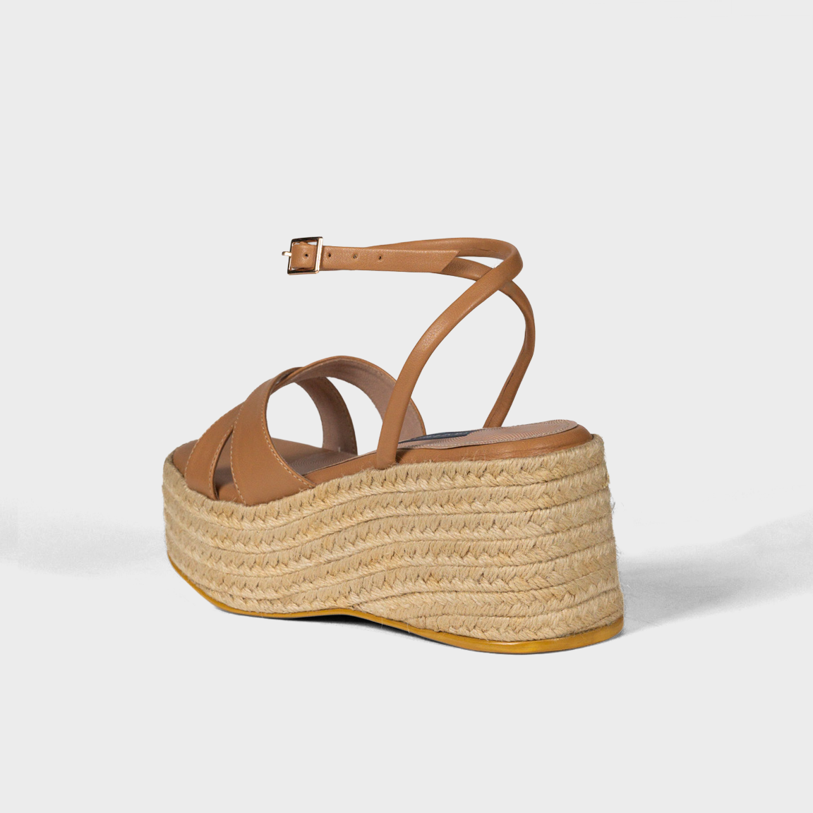 Sandalias con plataforma en Boston miel