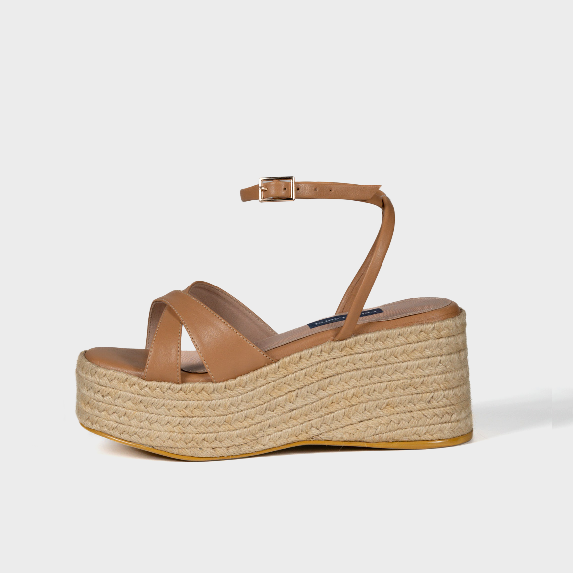 Sandalias con plataforma en Boston miel