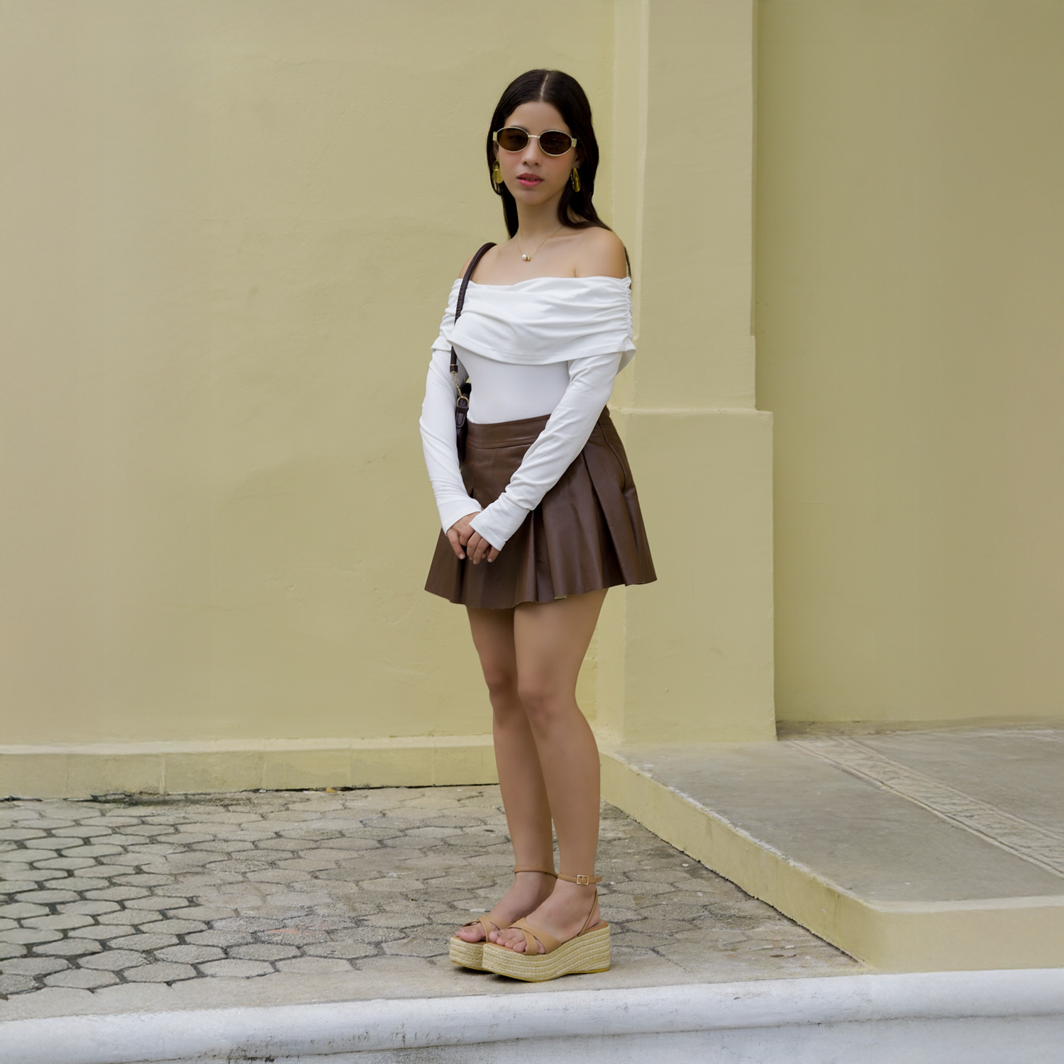 Sandalias con plataforma en Boston miel
