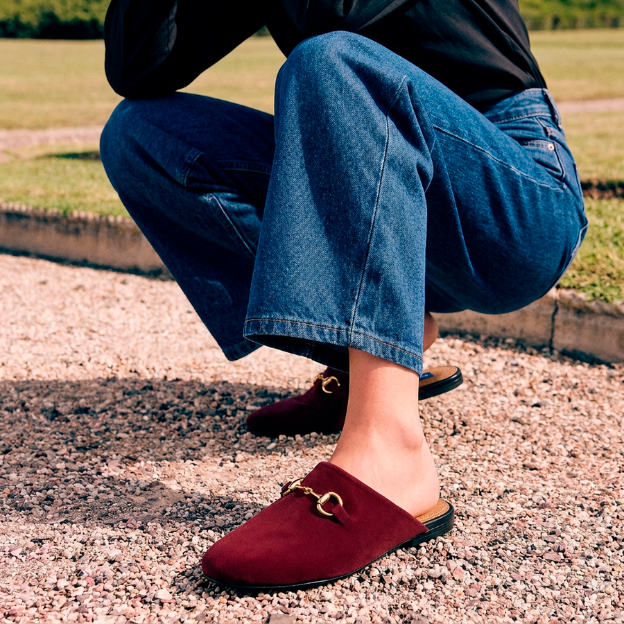 Mules en terciopelo