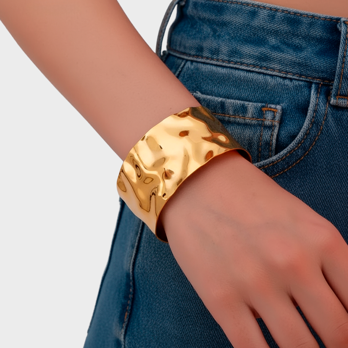 Pulsera Ola Dorada