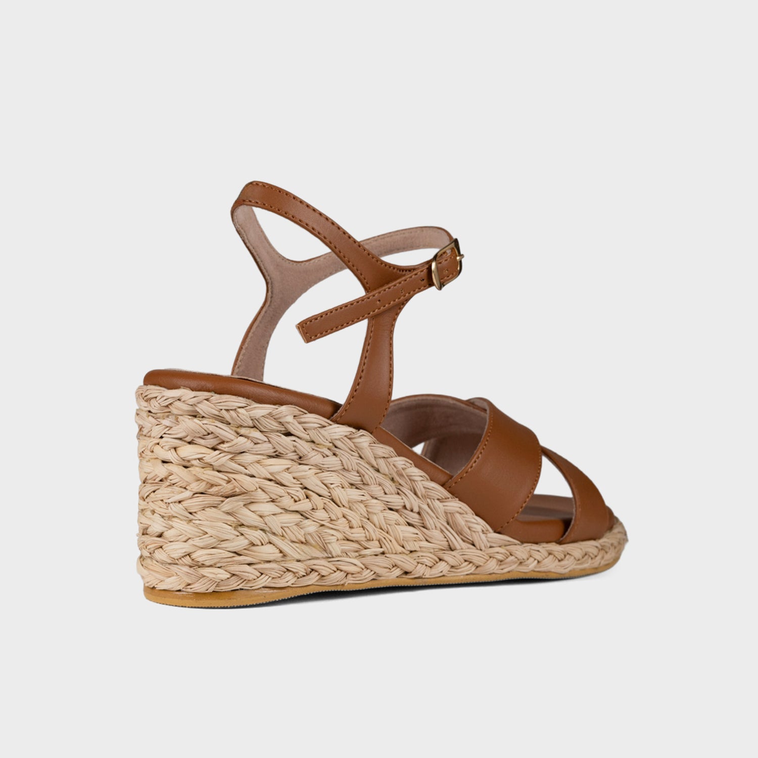 Sandalias con plataforma en Iraca