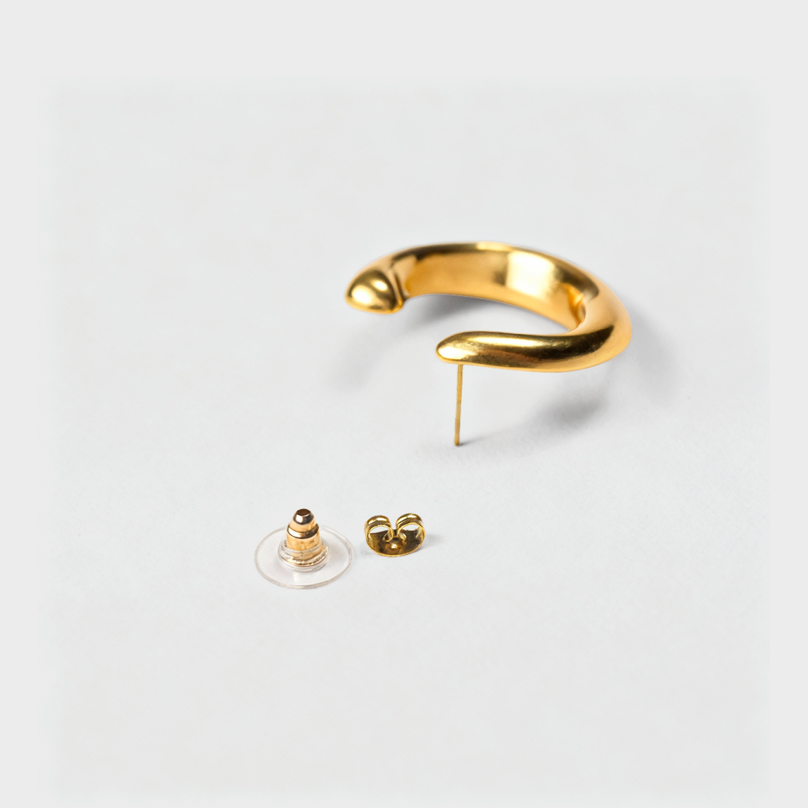 Aretes Dorados Ovalo