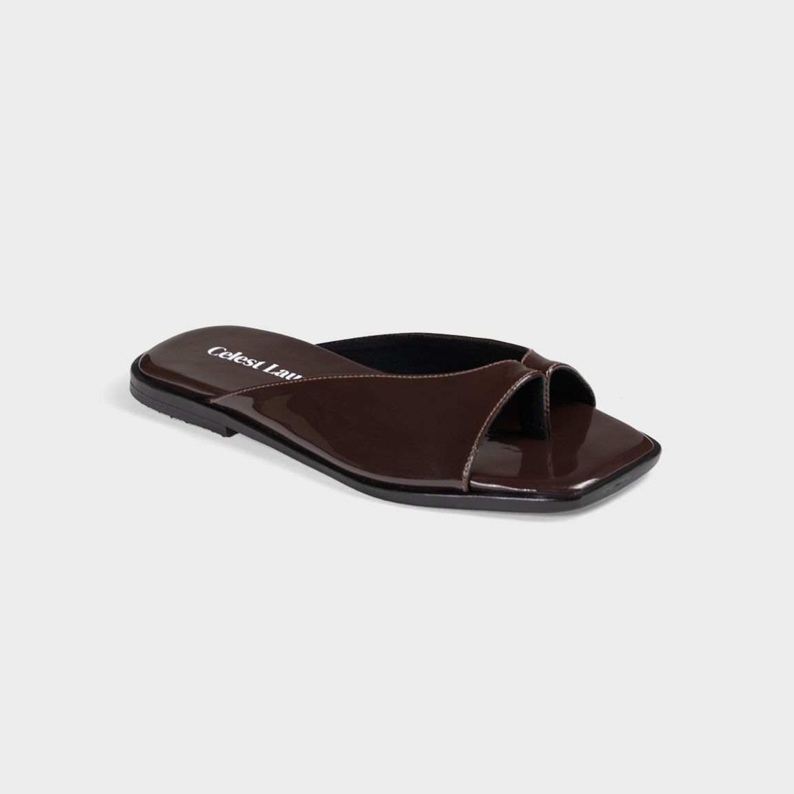 Sandalias planas chocolate