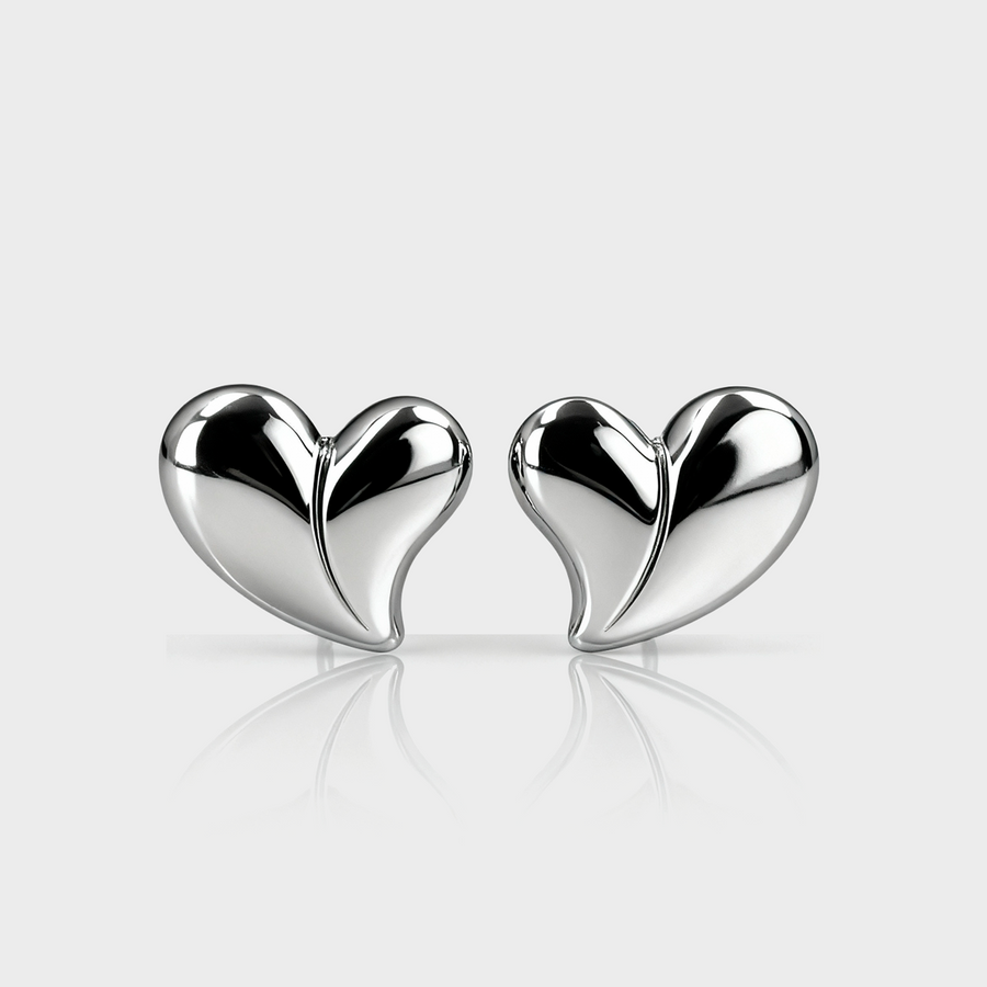 Aretes Silver Kiss