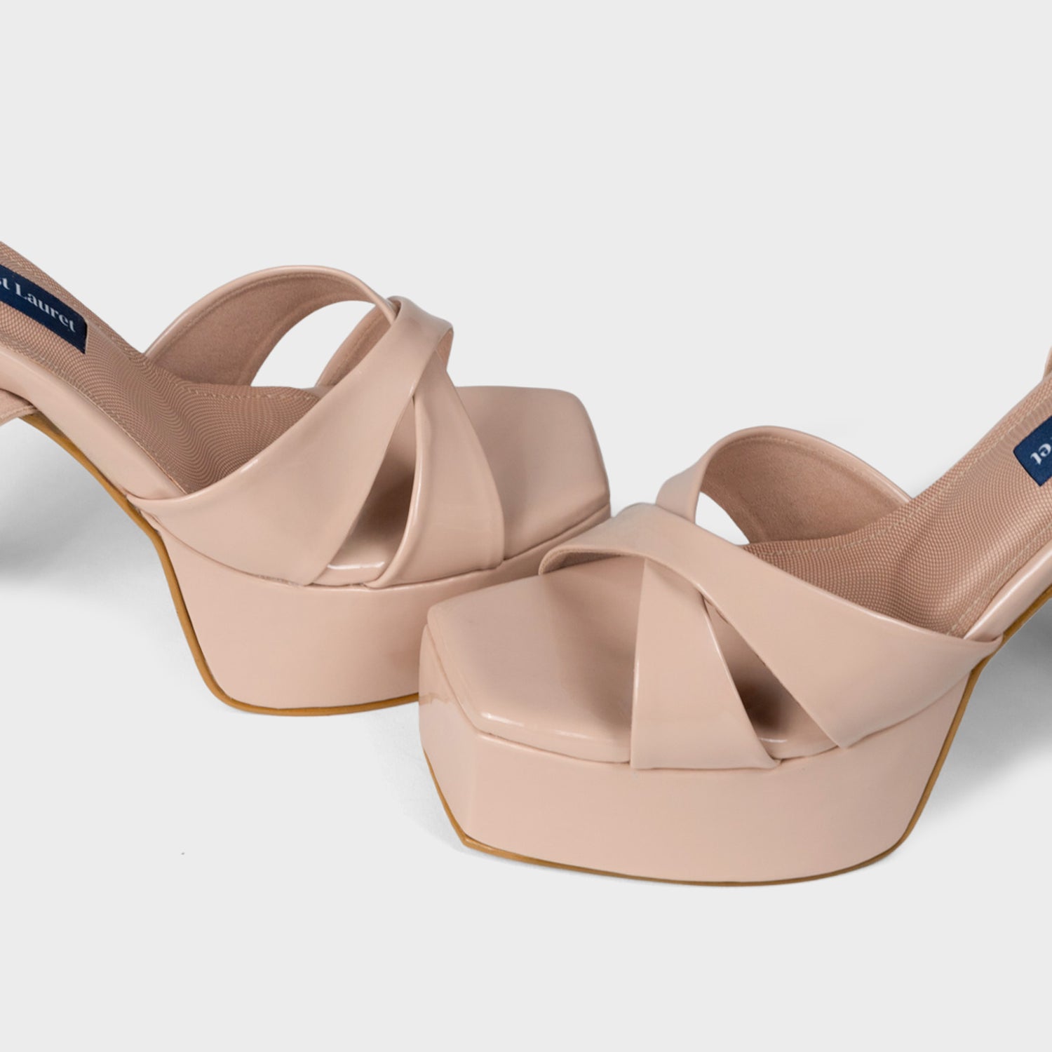 Sandalias de tacón Nude