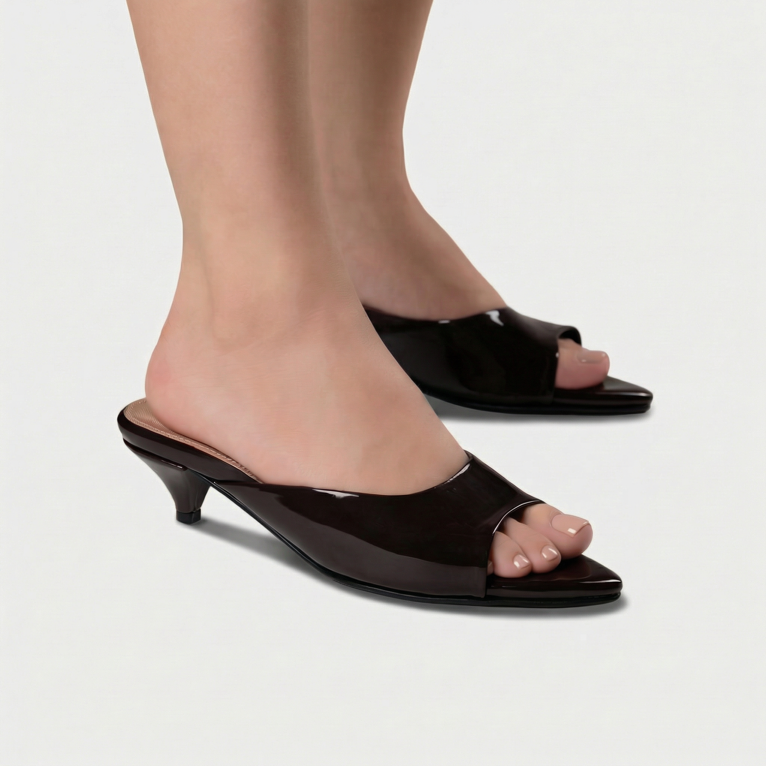 Mini heels en charol